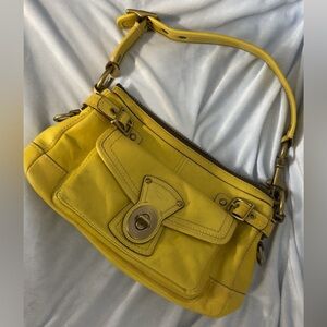 Yellow rare coach legacy